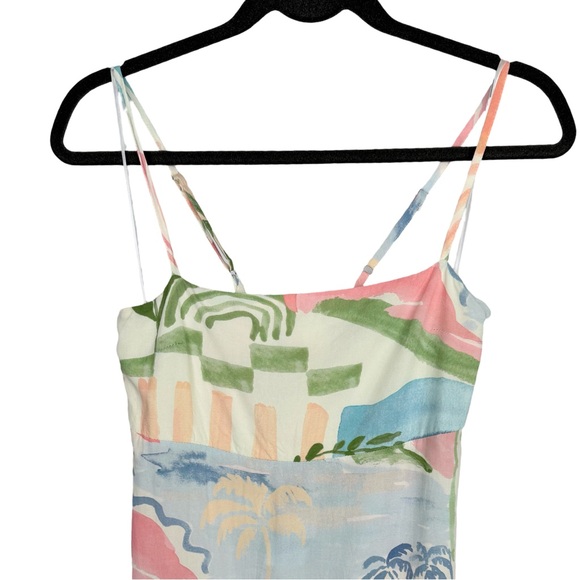 Paper Heart Anthropologie Coastal Tequila Sunrise Maxi Sun Dress EUC - Picture 4 of 8